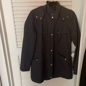 Nautica springtime rain coat (dark navy)